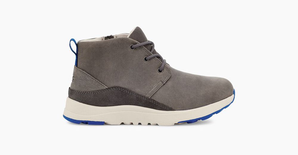 Ugg Canoe Iii Weather - Kids Boots - Grey - NZ (0582PDGUK)